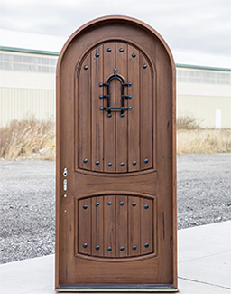 Teak Doors Arched Top Sonoma